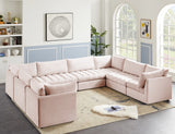 Jacob Velvet Modular Sectional Sofa - Luxurious Soft Black Upholstery with Customizable Configurations
