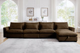 PERTH 157" 4-Seater Sofa with 1 Ottoman