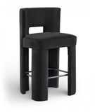 Zuno - Velvet Performance Fabric Upholstered Bar Stool (Set of 2)