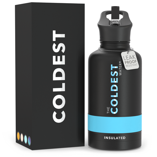 Water Bottle Matte Black