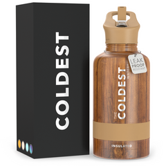 Sports Water Bottle Executive Wood