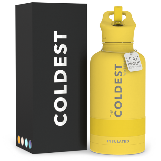 Sports Water Bottle Solar Yellow