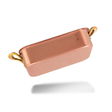 Mauviel M'Minis Copper Roasting Pan With Brass Handles, 7.1 x 5.5-in