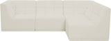 Relax Black Velvet Modular Sectional Sofa with Biscuit Tufting - Stylish Comfort for Any Space