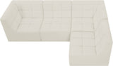 Relax Black Velvet Modular Sectional Sofa with Biscuit Tufting - Stylish Comfort for Any Space