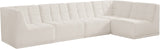Relax Black Velvet Modular Sectional Sofa with Biscuit Tufting - Stylish Comfort for Any Space