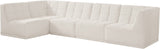 Relax Black Velvet Modular Sectional Sofa with Biscuit Tufting - Stylish Comfort for Any Space