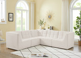 Relax Black Velvet Modular Sectional Sofa with Biscuit Tufting - Stylish Comfort for Any Space
