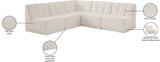 Relax Black Velvet Modular Sectional Sofa with Biscuit Tufting - Stylish Comfort for Any Space