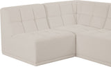 Relax Black Velvet Modular Sectional Sofa with Biscuit Tufting - Stylish Comfort for Any Space