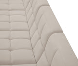 Relax Black Velvet Modular Sectional Sofa with Biscuit Tufting - Stylish Comfort for Any Space