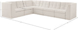 Relax Black Velvet Modular Sectional Sofa with Biscuit Tufting - Stylish Comfort for Any Space