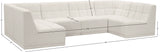 Relax Black Velvet Modular Sectional Sofa with Biscuit Tufting - Stylish Comfort for Any Space