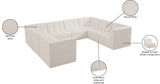 Relax Black Velvet Modular Sectional Sofa with Biscuit Tufting - Stylish Comfort for Any Space