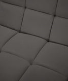Relax Contemporary Armless Chair with Soft Upholstery, Biscuit Tufting & Modular Design for Versatility
