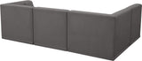 Relax Black Velvet Modular Sectional with Biscuit Tufting for Ultimate Comfort and Modern Style