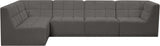 Relax Black Velvet Modular Sectional with Biscuit Tufting for Ultimate Comfort and Modern Style