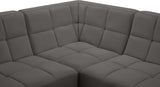 Relax Black Velvet Modular Sectional with Biscuit Tufting for Ultimate Comfort and Modern Style