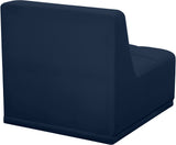 Relax Contemporary Armless Chair with Soft Upholstery, Biscuit Tufting & Modular Design for Versatility