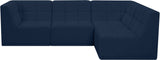 Relax Velvet Modular Sectional Sofa with Biscuit Tufting - Versatile, Cozy, and Contemporary Design