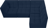 Relax Velvet Modular Sectional Sofa with Biscuit Tufting - Versatile, Cozy, and Contemporary Design