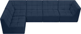 Relax Velvet Modular Sectional Sofa with Biscuit Tufting - Versatile, Cozy, and Contemporary Design