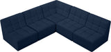 Relax Velvet Modular Sectional Sofa with Biscuit Tufting - Versatile, Cozy, and Contemporary Design