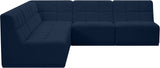 Relax Velvet Modular Sectional Sofa with Biscuit Tufting - Versatile, Cozy, and Contemporary Design