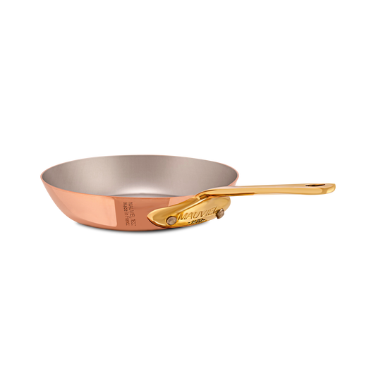 Mauviel M'MINIS Copper Round Frying Pan With Brass Handle, 4.7-In
