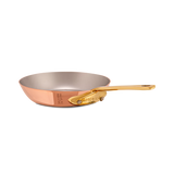 Mauviel M'MINIS Copper Round Frying Pan With Brass Handle, 4.7-In