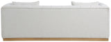 Lucia Sofa - Oversized Textured Linen Fabric Couch with Deep Channel Tufting for Ultimate Comfort