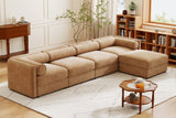 PERTH 142" Sofa 4 Seater with 1 Ottoman