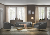 Hermosa Velvet Chair - Luxurious Mid-Century Design with Elegant Gold Legs and Curved Back for Style