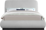 Rigby - Linen Bed With Black Base