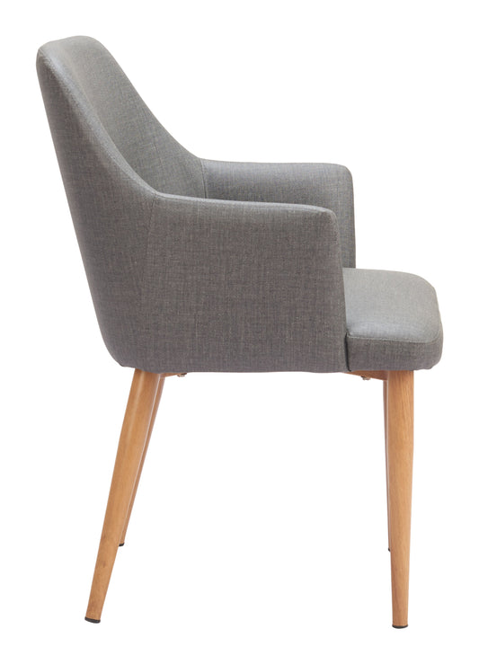 Wisom Dining Chair (Set of 2) Gray