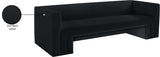 Henson Velvet Sofa - Luxurious Contemporary Design with Solid Wood Frame for Ultimate Comfort