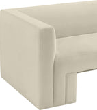 Henson Velvet Loveseat – Luxurious Contemporary Design with Solid Wood Frame for Modern Living Spaces