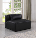 Cube Modern Vegan Leather Modular Chair - Luxurious Comfort for Stylish Living Spaces and Offices