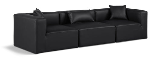Cube Vegan Leather Modular Sofa - Luxurious Comfort Meets Modern Elegance for Any Living Space