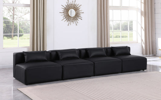 Cube Modular Sofa - Luxurious Vegan Leather Design for Modern Elegance and Ultimate Comfort