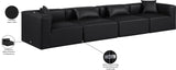 Cube Vegan Leather Modular Sofa - Luxurious Contemporary Design for Modern Living Spaces