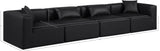 Cube Vegan Leather Modular Sofa - Luxurious Contemporary Design for Modern Living Spaces