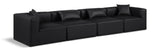 Cube Vegan Leather Modular Sofa - Luxurious Contemporary Design for Modern Living Spaces