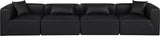 Cube Vegan Leather Modular Sofa - Luxurious Contemporary Design for Modern Living Spaces