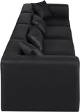 Cube Vegan Leather Modular Sofa - Luxurious Contemporary Design for Modern Living Spaces