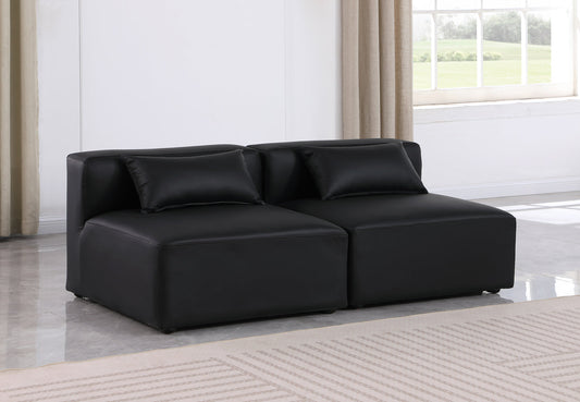 Cube Vegan Leather Modular Sofa - Elevate Your Living Space with Modern Elegance and Comfort