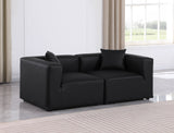 Cube Modular Sofa - Luxurious Vegan Leather Design for Modern Living Spaces and Chic Home Offices