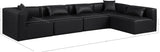 Cube Vegan Leather Modular Sectional - Elevate Your Living Space with Modern Elegance and Comfort