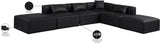 Cube Vegan Leather Modular Sectional - Modern Elegance and Comfort for Contemporary Spaces