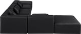 Cube Vegan Leather Modular Sectional - Modern Elegance and Comfort for Contemporary Spaces